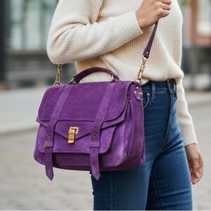 Proenza Schouler Vibrant Purple Satchel
